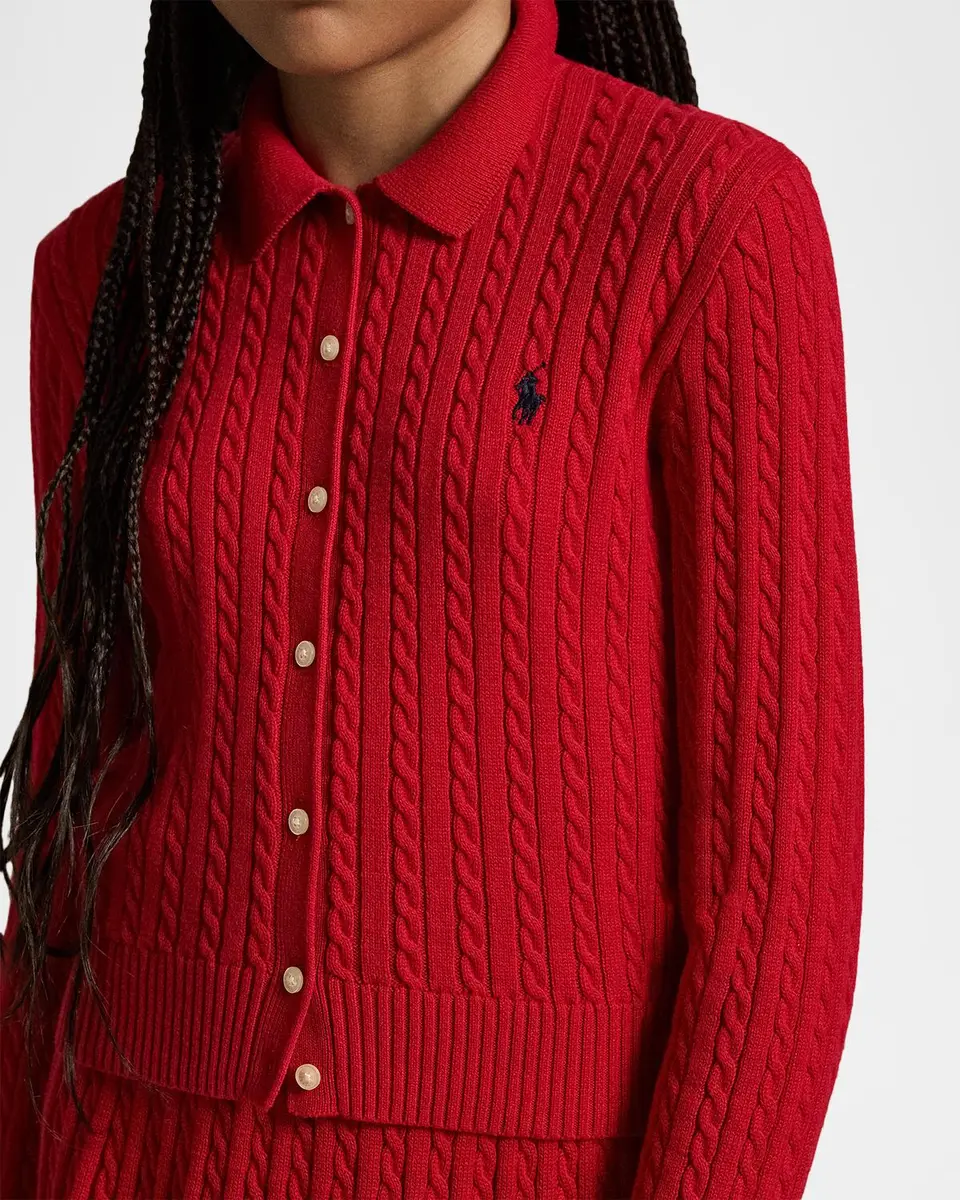 Polo Ralph Lauren Cotton Polo Cardigan & Skirt Set | Thumbnail 5 Polo Ralph Lauren Cotton Polo Cardigan & Skirt Set | Thumbnail 5