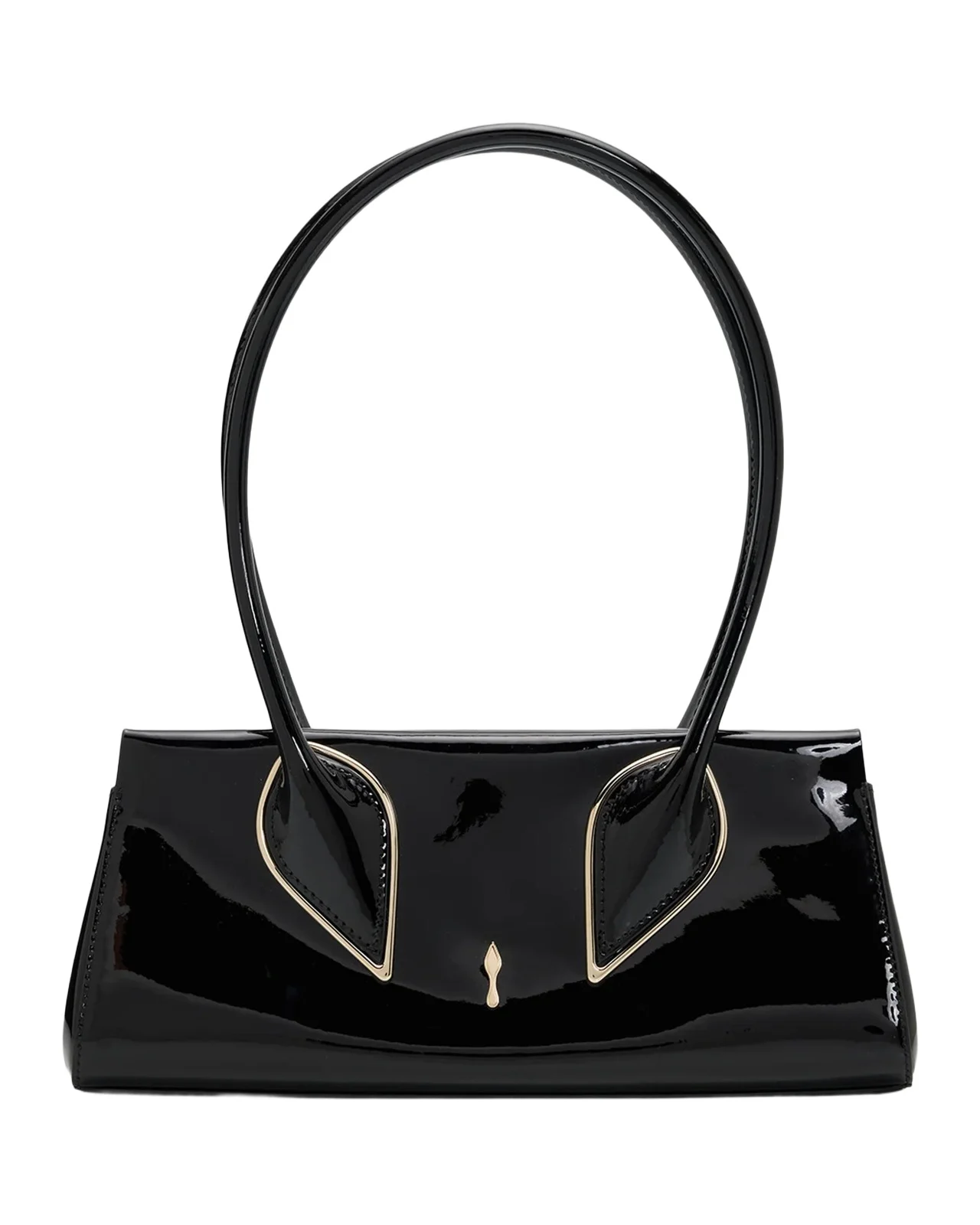 Venus Baguette Shoulder Bag in Patent Leather Venus Baguette Shoulder Bag in Patent Leather