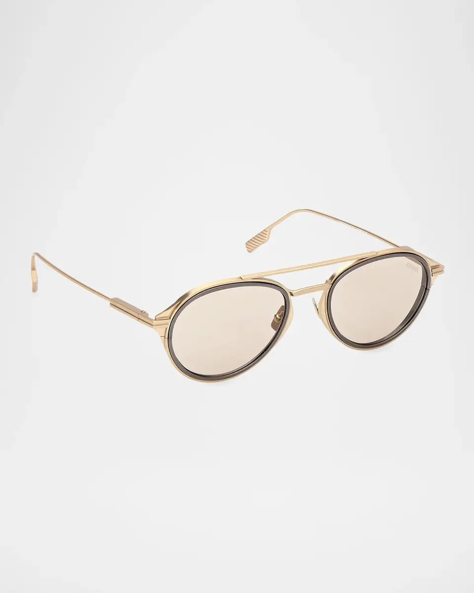 Z Zegna 51MM Pilot Sunglasses | Thumbnail 3