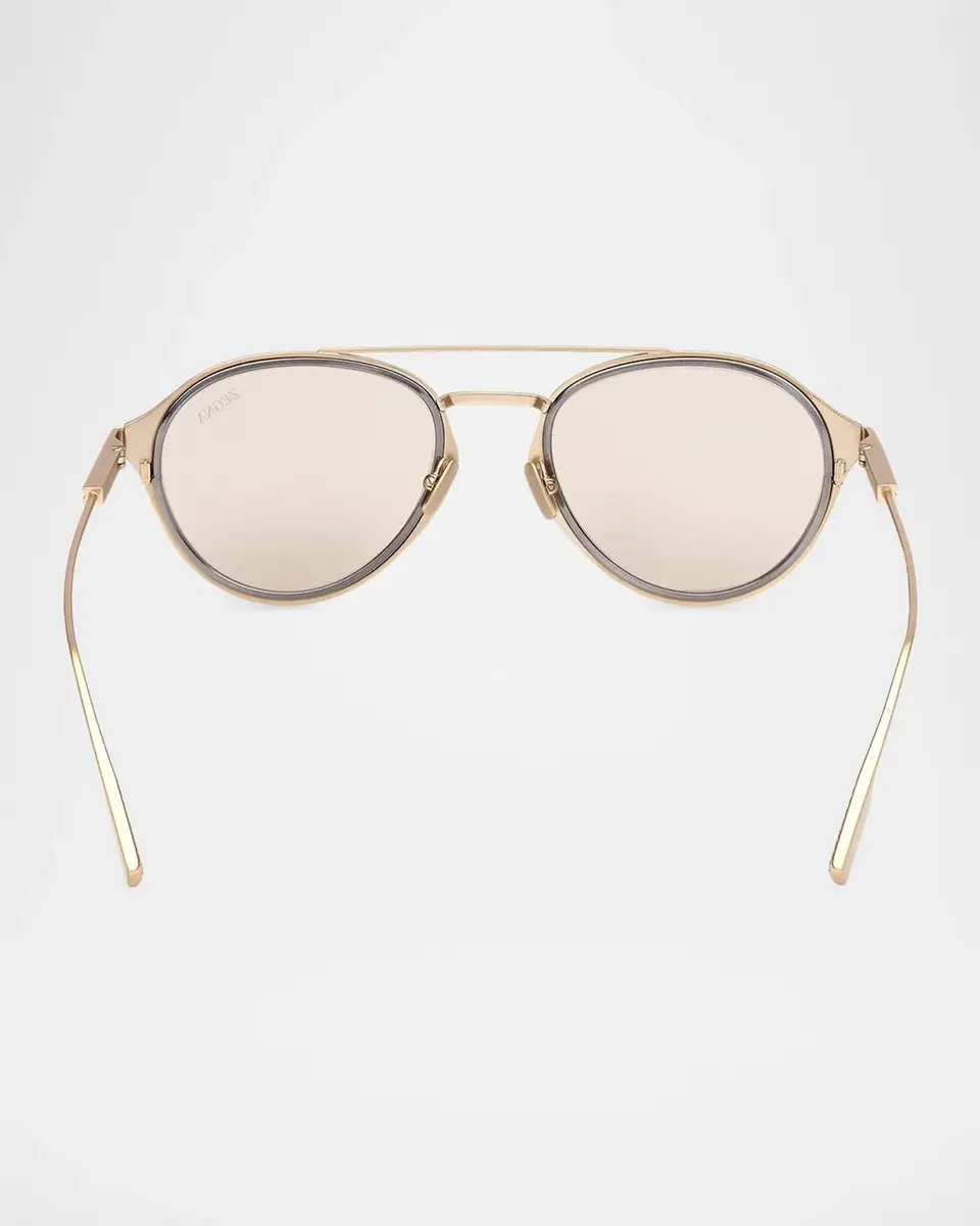 Z Zegna 51MM Pilot Sunglasses | Thumbnail 4