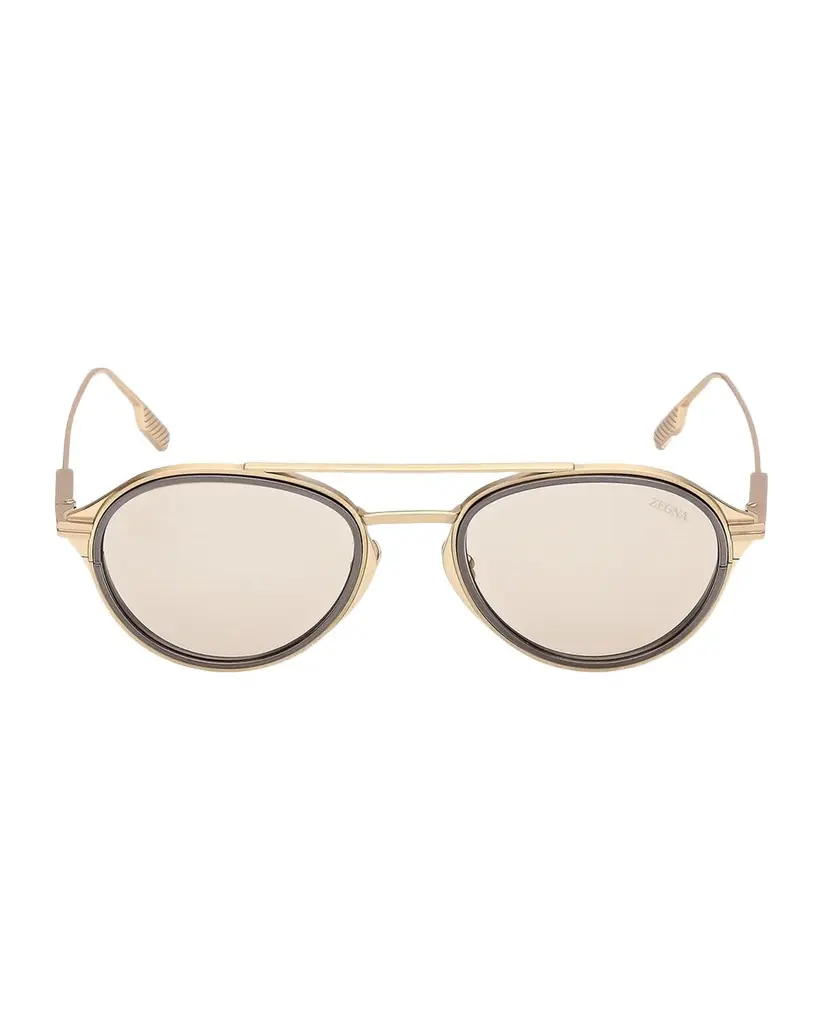 Z Zegna 51MM Pilot Sunglasses