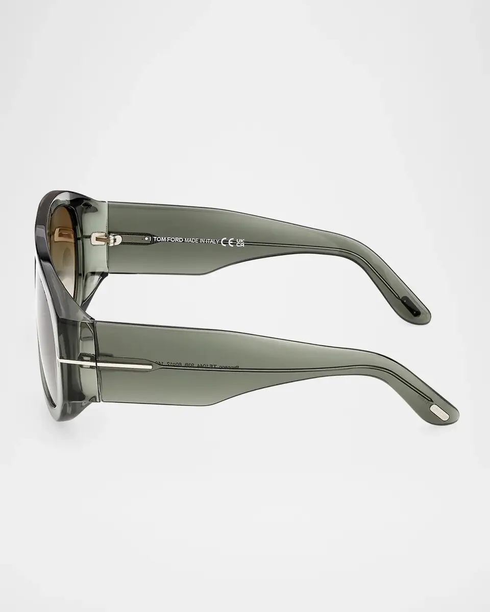 Tom Ford Bronson 60MM Pilot Sunglasses | Thumbnail 5 Tom Ford Bronson 60MM Pilot Sunglasses | Thumbnail 5