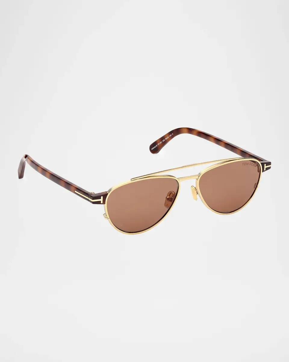 Tom Ford Men's Anthony-02 Metal Aviator Sunglasses | Thumbnail 3 Tom Ford Men's Anthony-02 Metal Aviator Sunglasses | Thumbnail 3