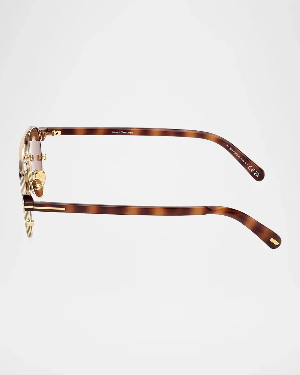 Tom Ford Men's Anthony-02 Metal Aviator Sunglasses | Thumbnail 5 Tom Ford Men's Anthony-02 Metal Aviator Sunglasses | Thumbnail 5