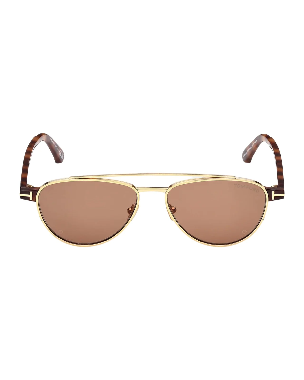 Tom Ford Men's Anthony-02 Metal Aviator Sunglasses