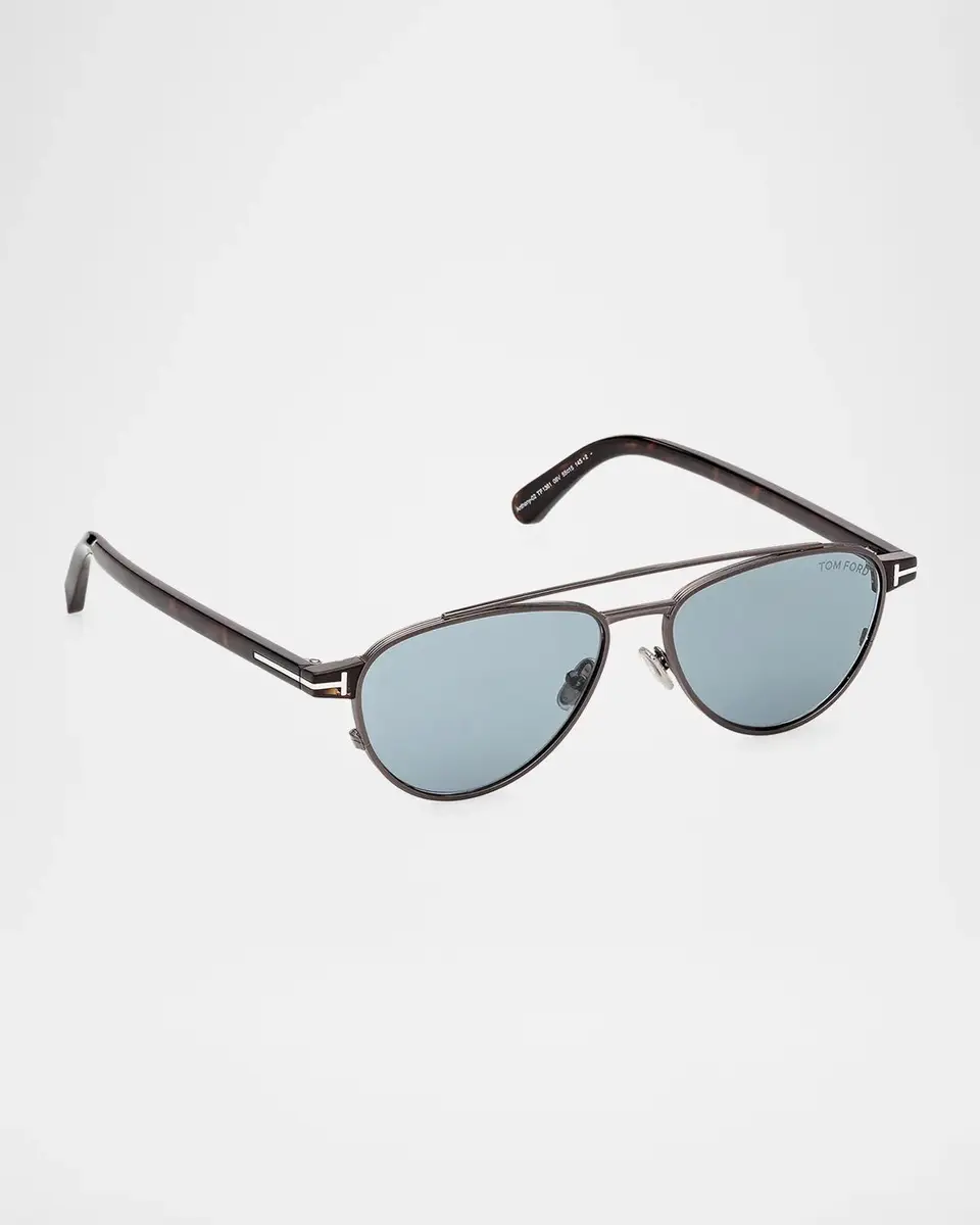 Tom Ford Men's Anthony-02 Metal Aviator Sunglasses | Thumbnail 3 Tom Ford Men's Anthony-02 Metal Aviator Sunglasses | Thumbnail 3