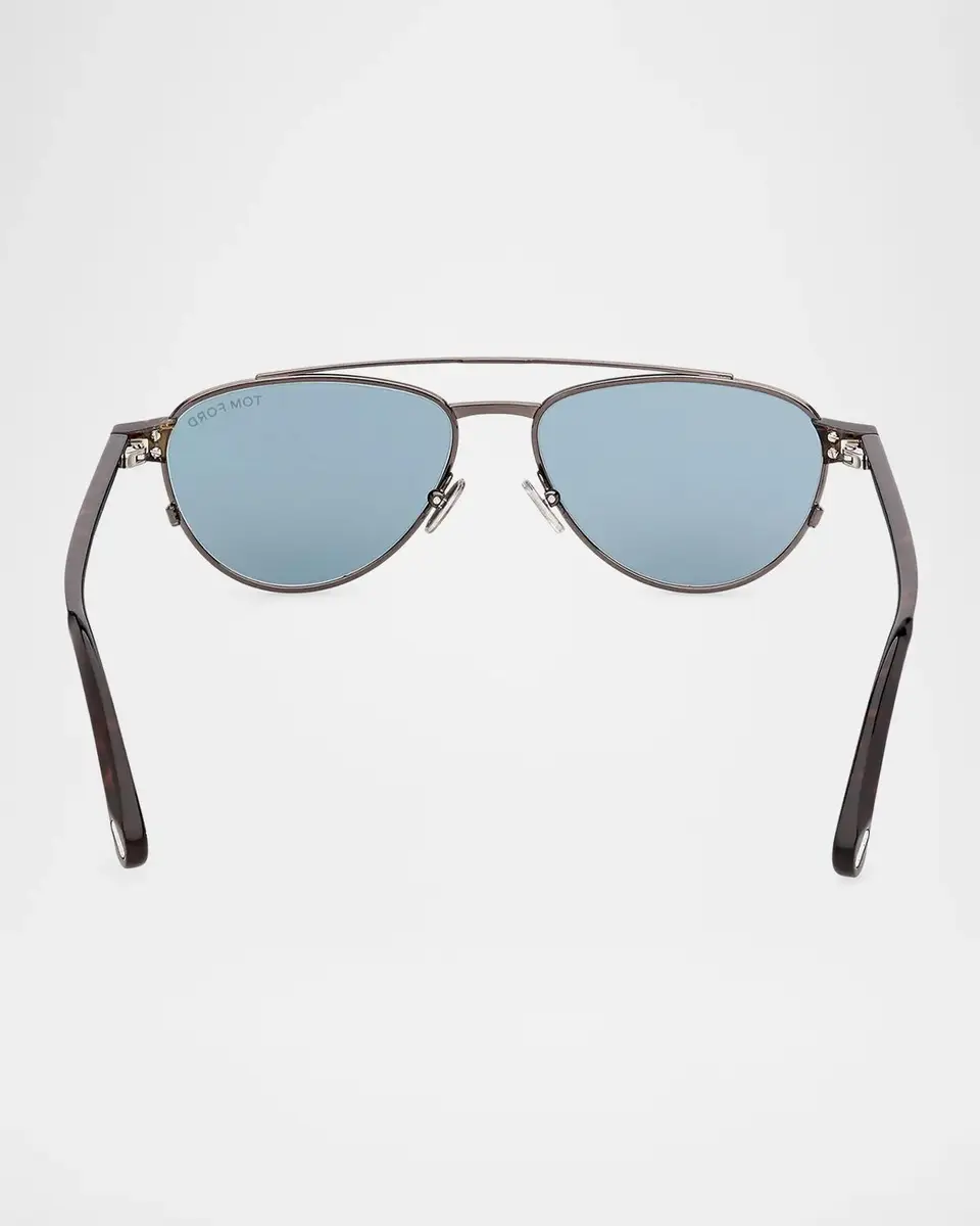 Tom Ford Men's Anthony-02 Metal Aviator Sunglasses | Thumbnail 4 Tom Ford Men's Anthony-02 Metal Aviator Sunglasses | Thumbnail 4