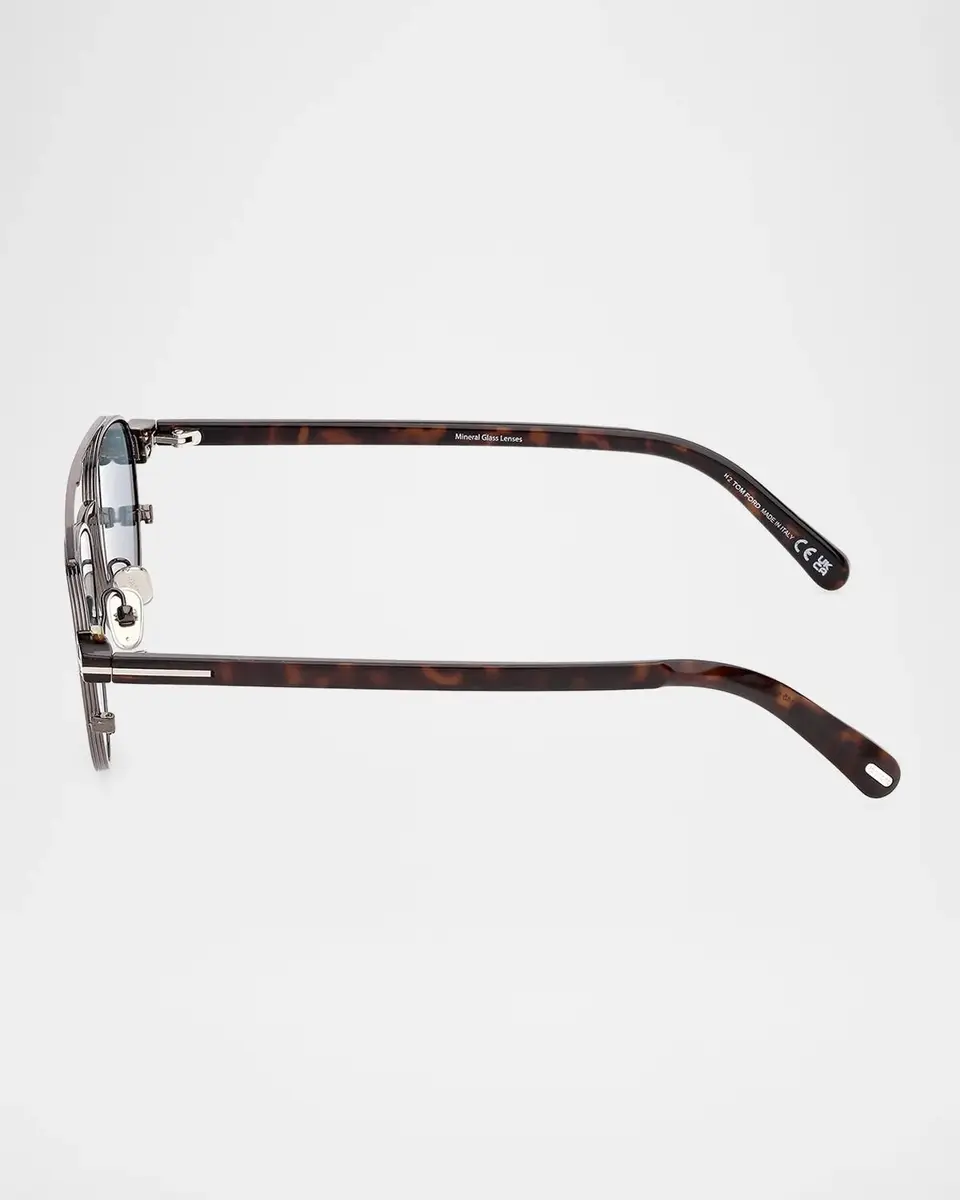 Tom Ford Men's Anthony-02 Metal Aviator Sunglasses | Thumbnail 5 Tom Ford Men's Anthony-02 Metal Aviator Sunglasses | Thumbnail 5