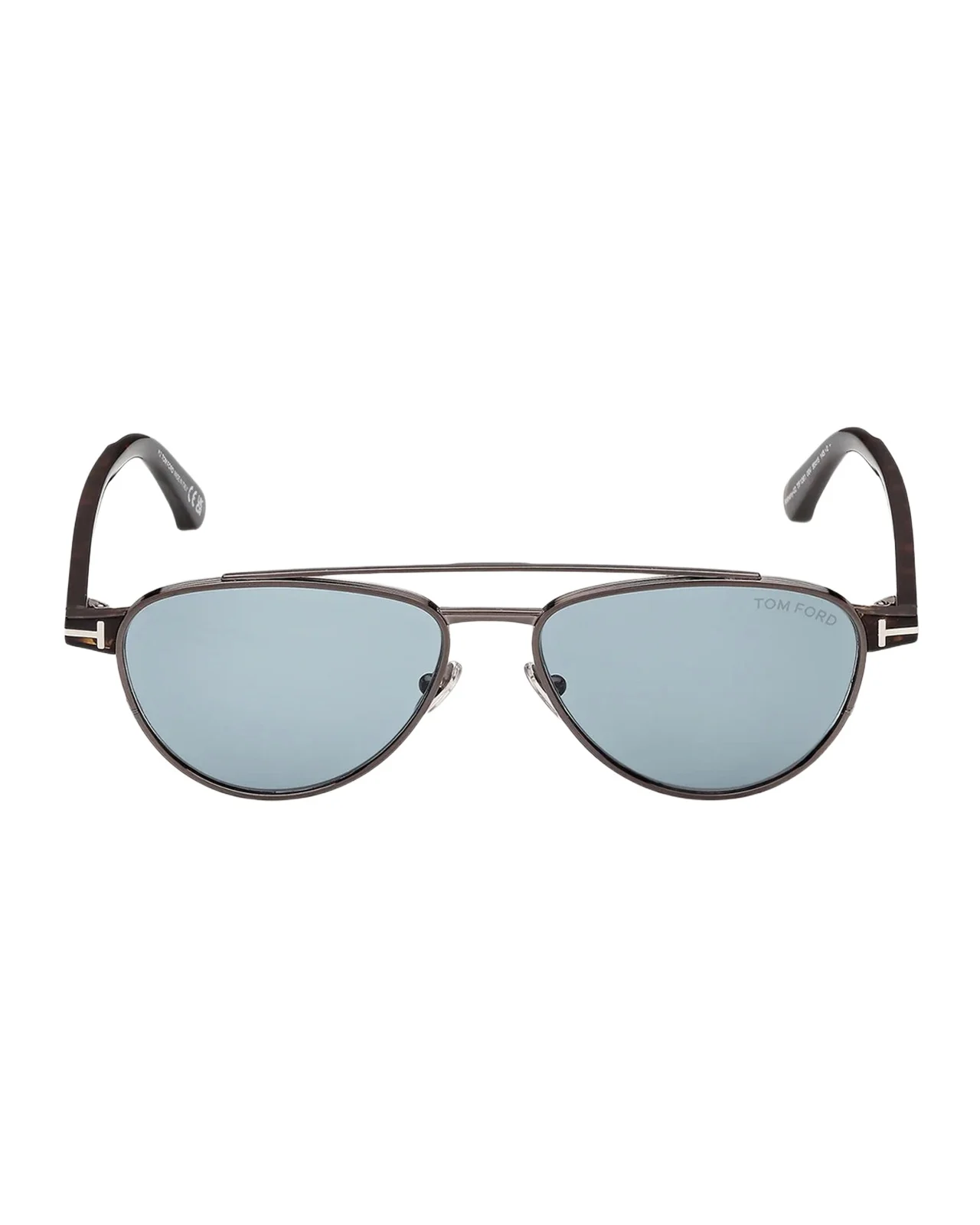 Tom Ford Men's Anthony-02 Metal Aviator Sunglasses