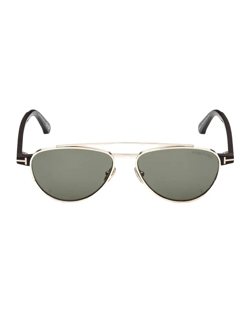 Tom Ford Anthony 02 55MM Aviator Sunglasses