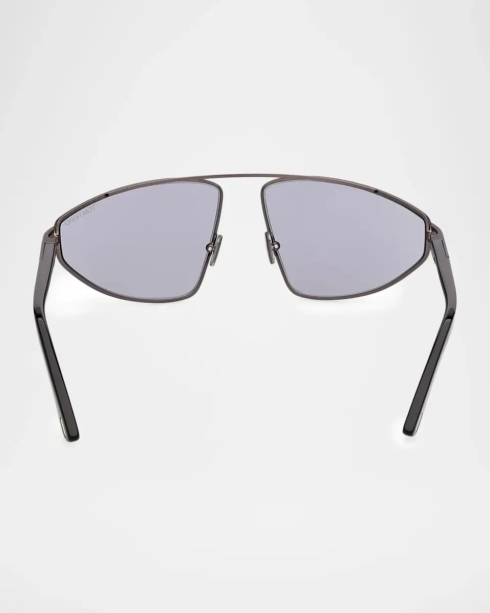 Tom Ford Men's Parker 02 Metal Aviator Sunglasses | Thumbnail 4 Tom Ford Men's Parker 02 Metal Aviator Sunglasses | Thumbnail 4