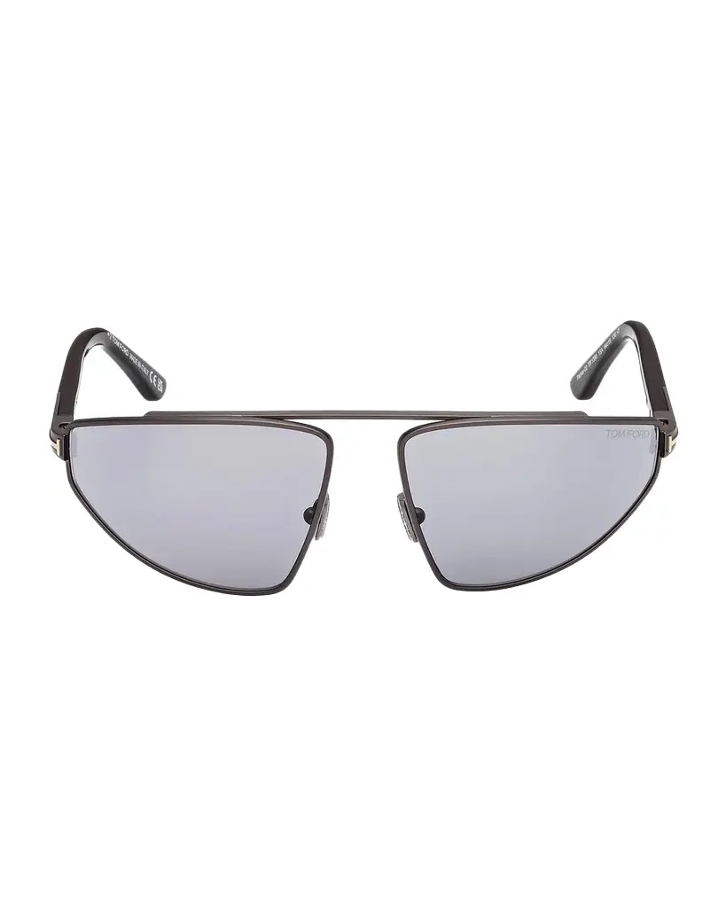 Tom Ford Men's Parker 02 Metal Aviator Sunglasses