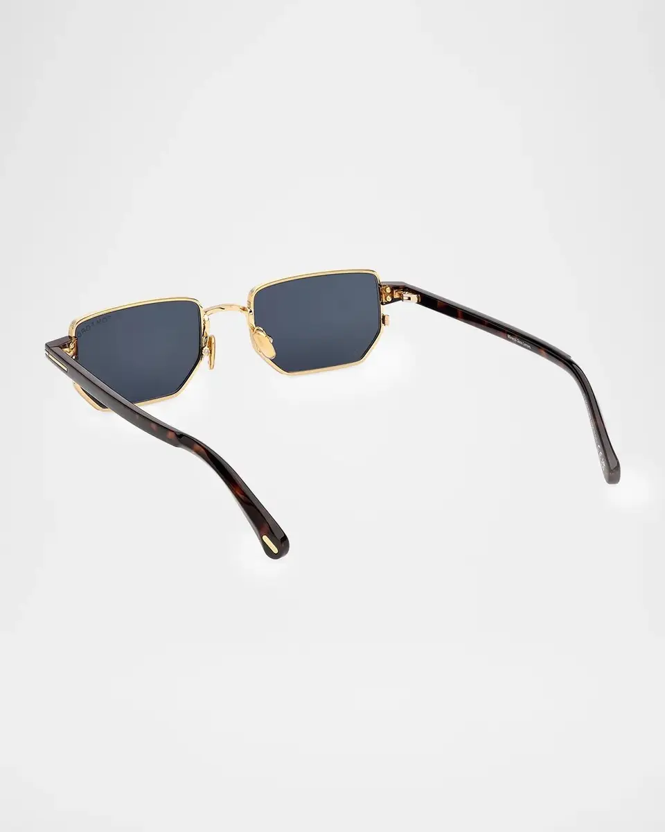 Tom Ford Men's Liam 02 Rectangular Metal Sunglasses | Thumbnail 2 Tom Ford Men's Liam 02 Rectangular Metal Sunglasses | Thumbnail 2