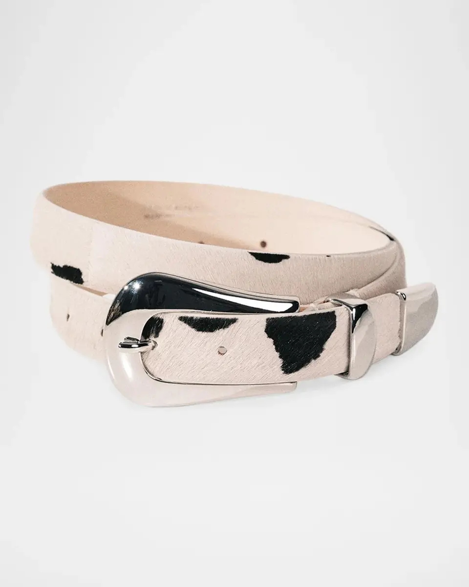 Déhanche Colette Dalmatian Calf Hair Belt | Thumbnail 2 Déhanche Colette Dalmatian Calf Hair Belt | Thumbnail 2