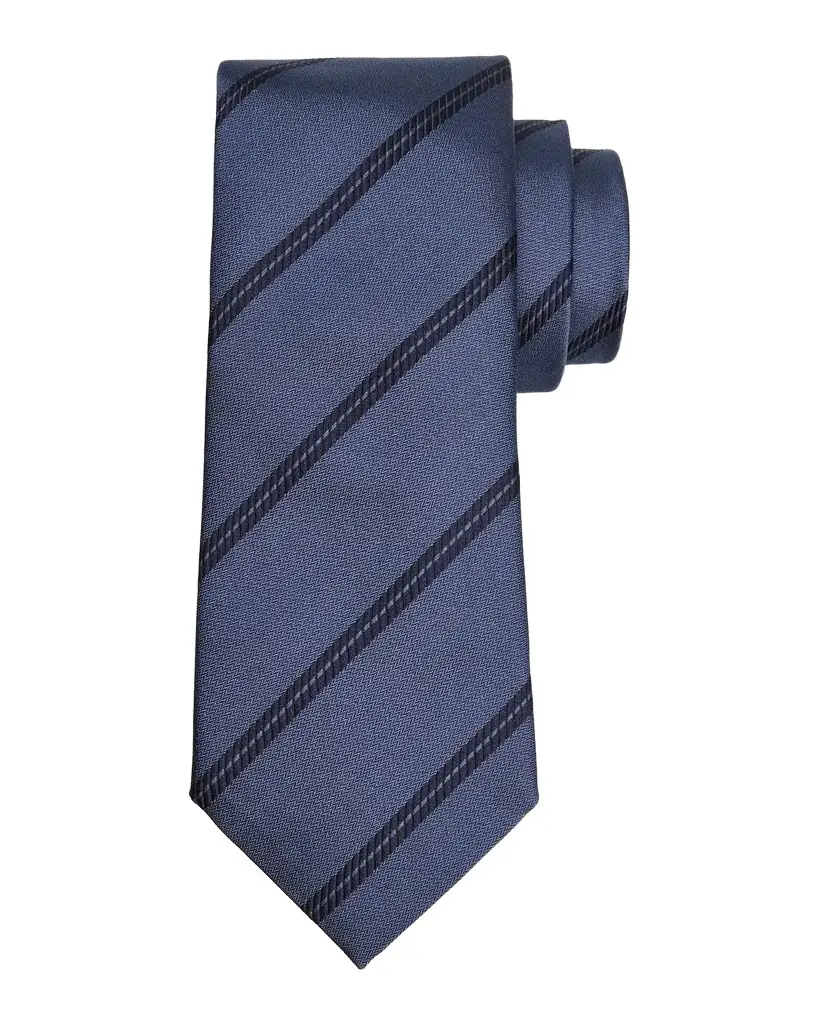 Brunello Cucinelli Men's Regimental Stripe Silk Tie