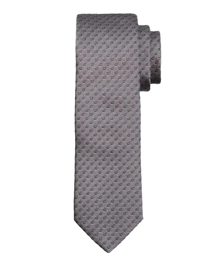 Brunello Cucinelli Men's Micro Dot Silk Tie