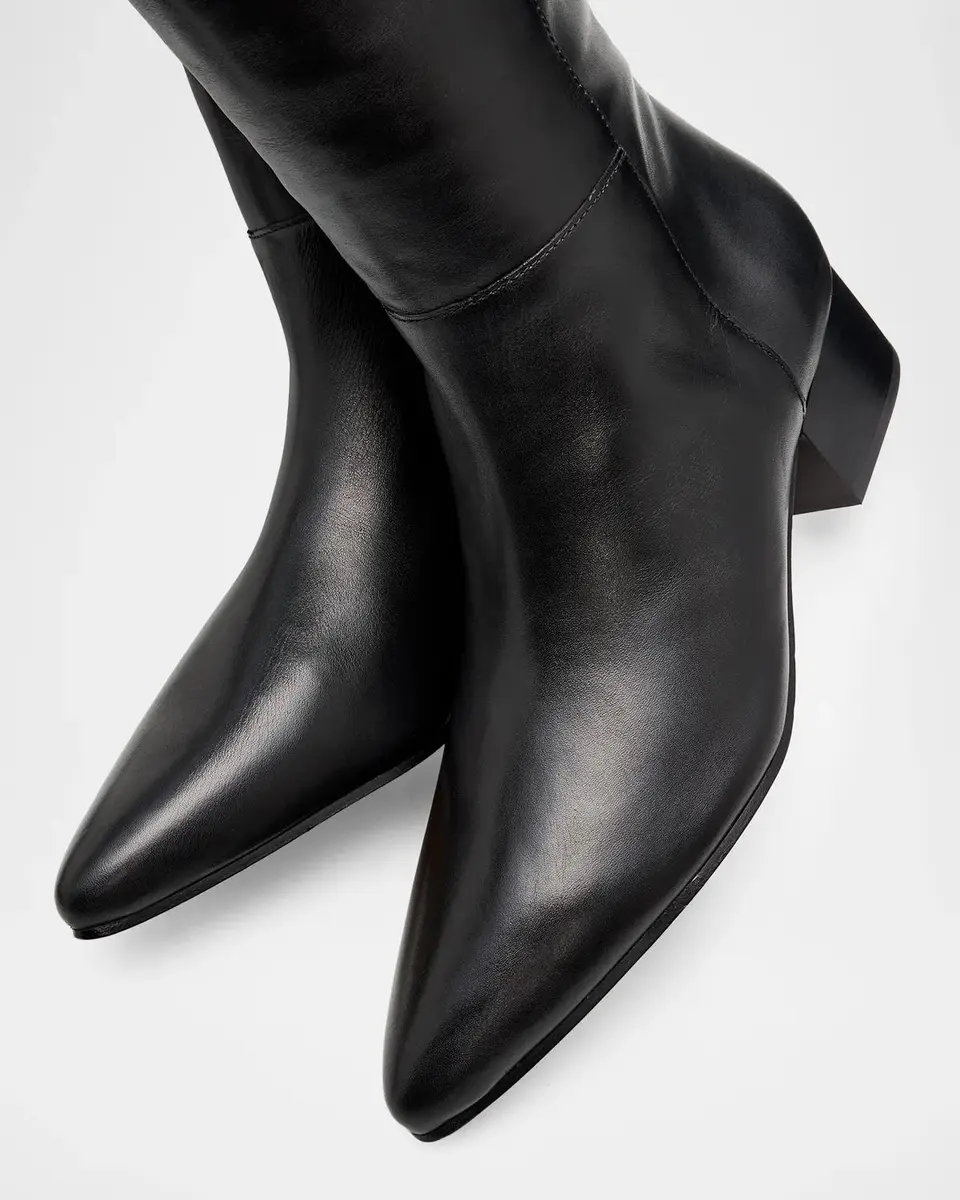 Vince Adan 40MM Leather Knee-High Boots | Thumbnail 3 Vince Adan 40MM Leather Knee-High Boots | Thumbnail 3