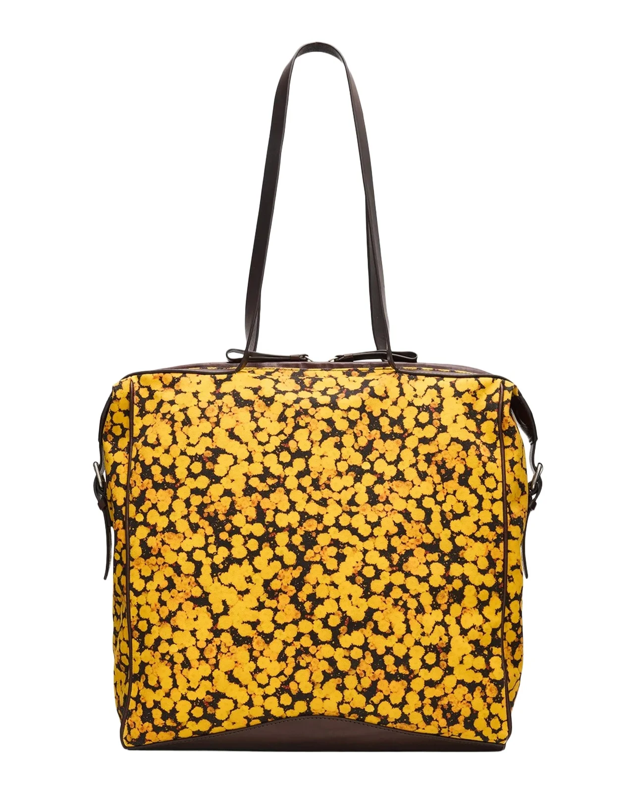 Dries Van Noten Men's Floral Canvas Tote Bag