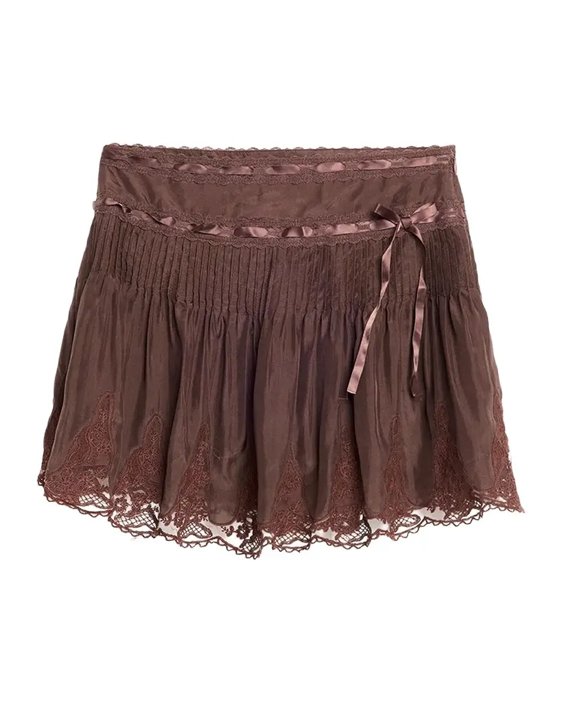 Marais Lace-Trim Mini Skirt Marais Lace-Trim Mini Skirt