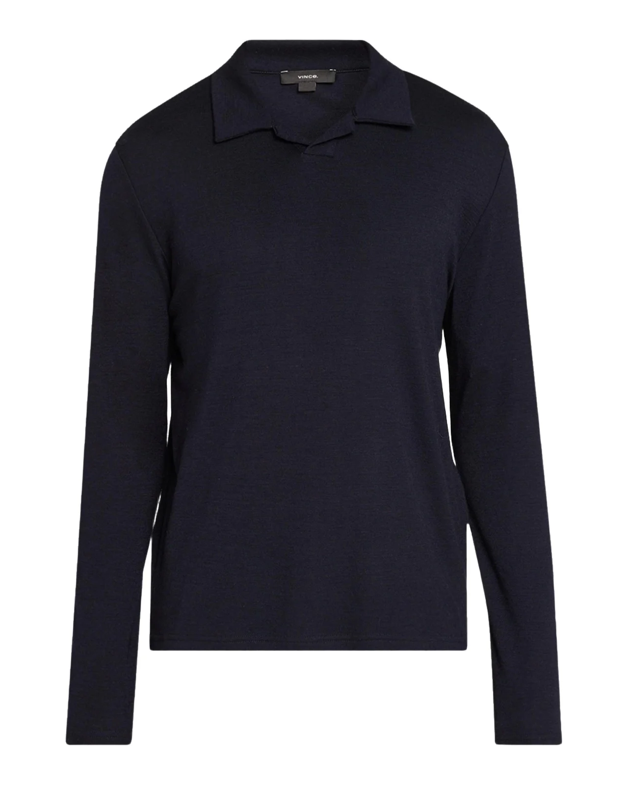 Men's Wool Interlock Long-Sleeve Polo Shirt Men's Wool Interlock Long-Sleeve Polo Shirt