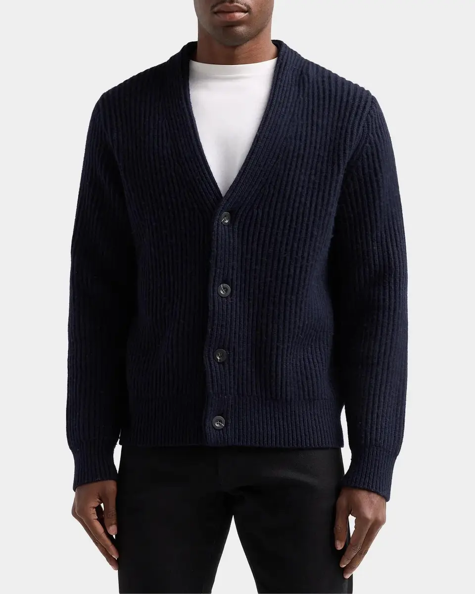 Vince Men's Winter Rib Cardigan | Thumbnail 5