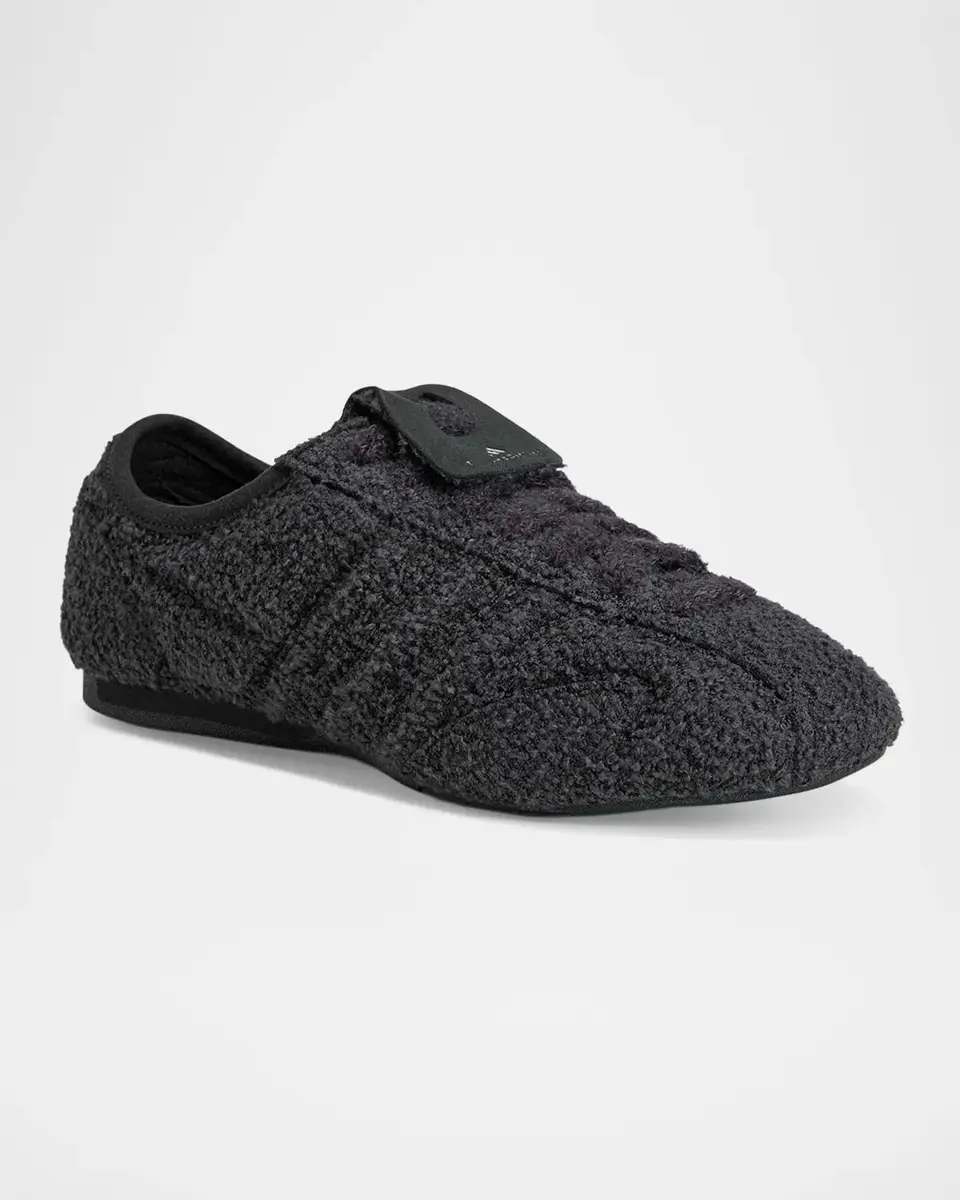 adidas by Stella McCartney Sportswear 76 Fleece Low-Top Trainers | Thumbnail 3 adidas by Stella McCartney Sportswear 76 Fleece Low-Top Trainers | Thumbnail 3