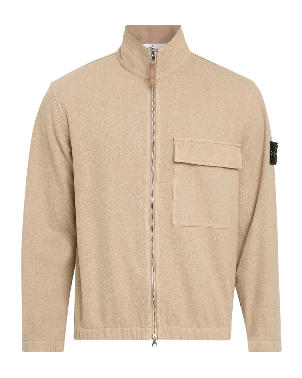 Men's Cashmere-Wool Shirt Jacket