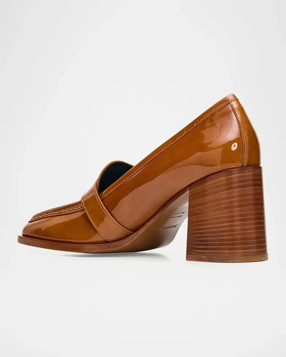 Zimmermann 75mm Astor Patent Leather Loafer Pumps | Thumbnail 2 Zimmermann 75mm Astor Patent Leather Loafer Pumps | Thumbnail 2