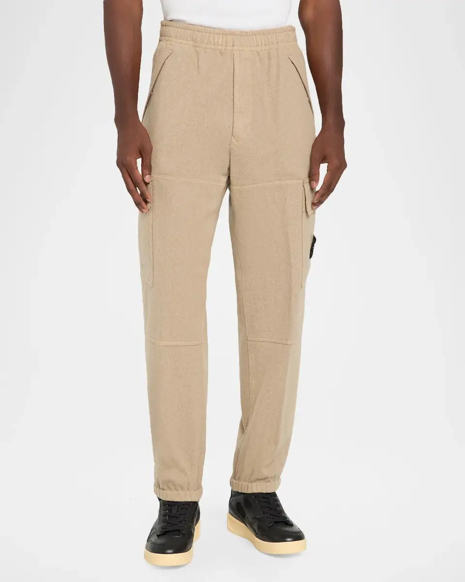 Stone Island Men's Nylon-Wool Pull-On Cargo Pants | Thumbnail 4 Stone Island Men's Nylon-Wool Pull-On Cargo Pants | Thumbnail 4