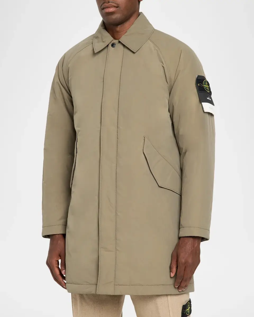 Stone Island Men's Capospalla Full-Zip Car Coat | Thumbnail 4 Stone Island Men's Capospalla Full-Zip Car Coat | Thumbnail 4