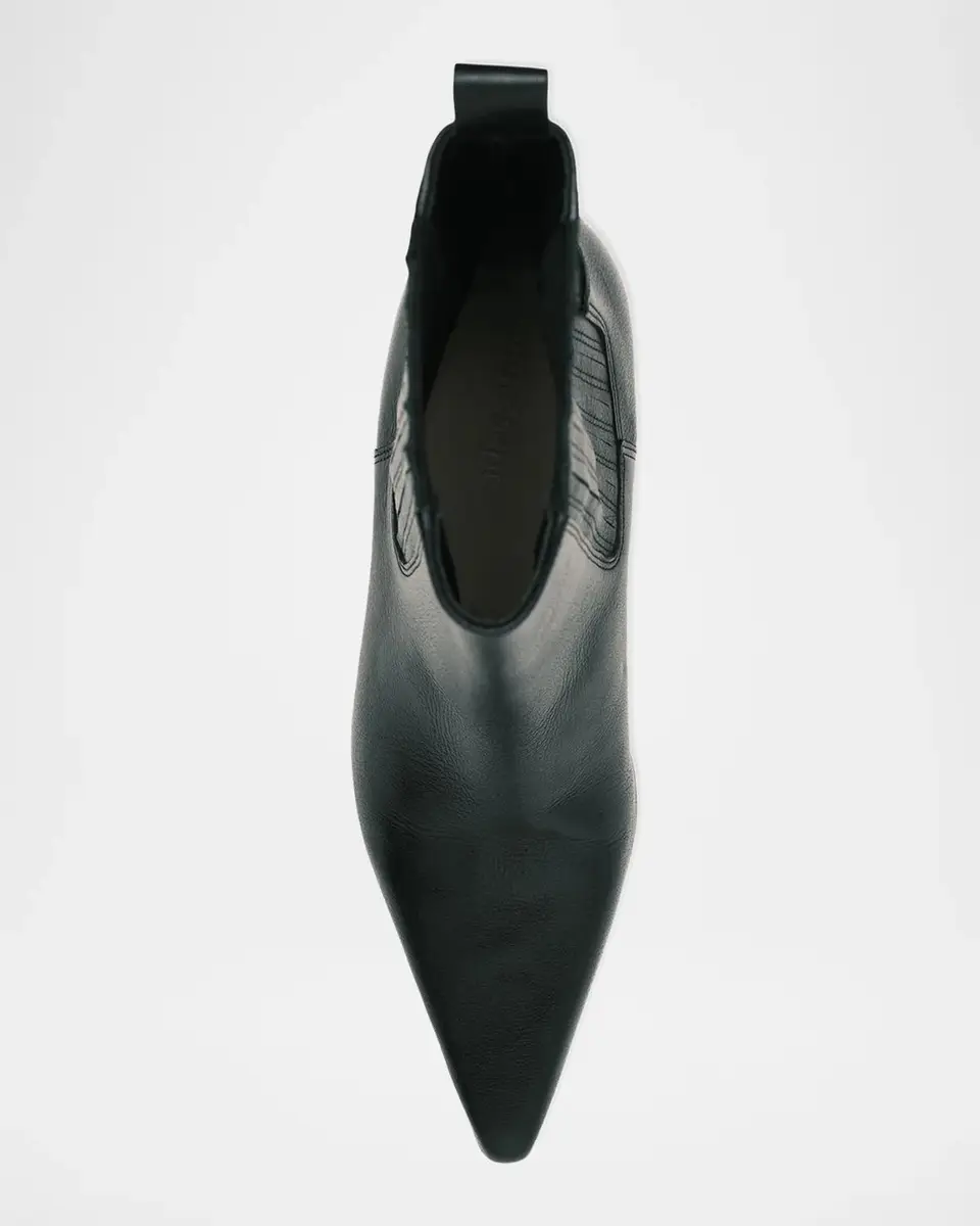 Cinq à Sept 60mm Parker Curved Wedge Ankle Boots | Thumbnail 2 Cinq à Sept 60mm Parker Curved Wedge Ankle Boots | Thumbnail 2