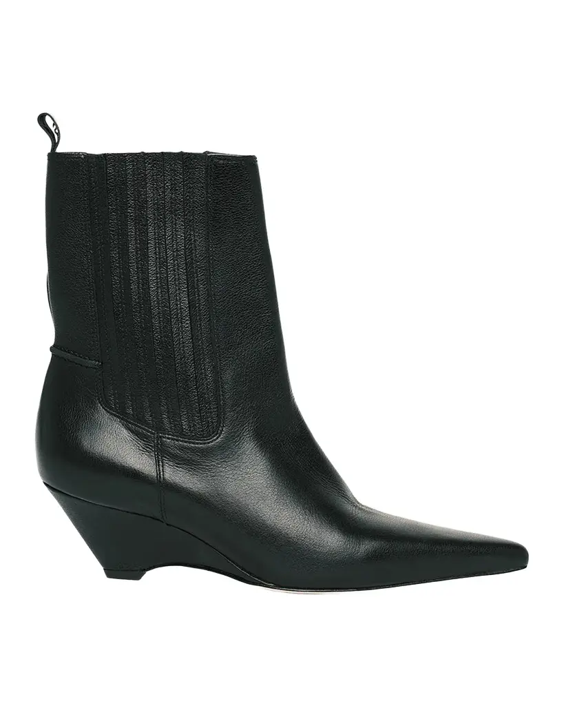 60mm Parker Curved Wedge Ankle Boots 60mm Parker Curved Wedge Ankle Boots