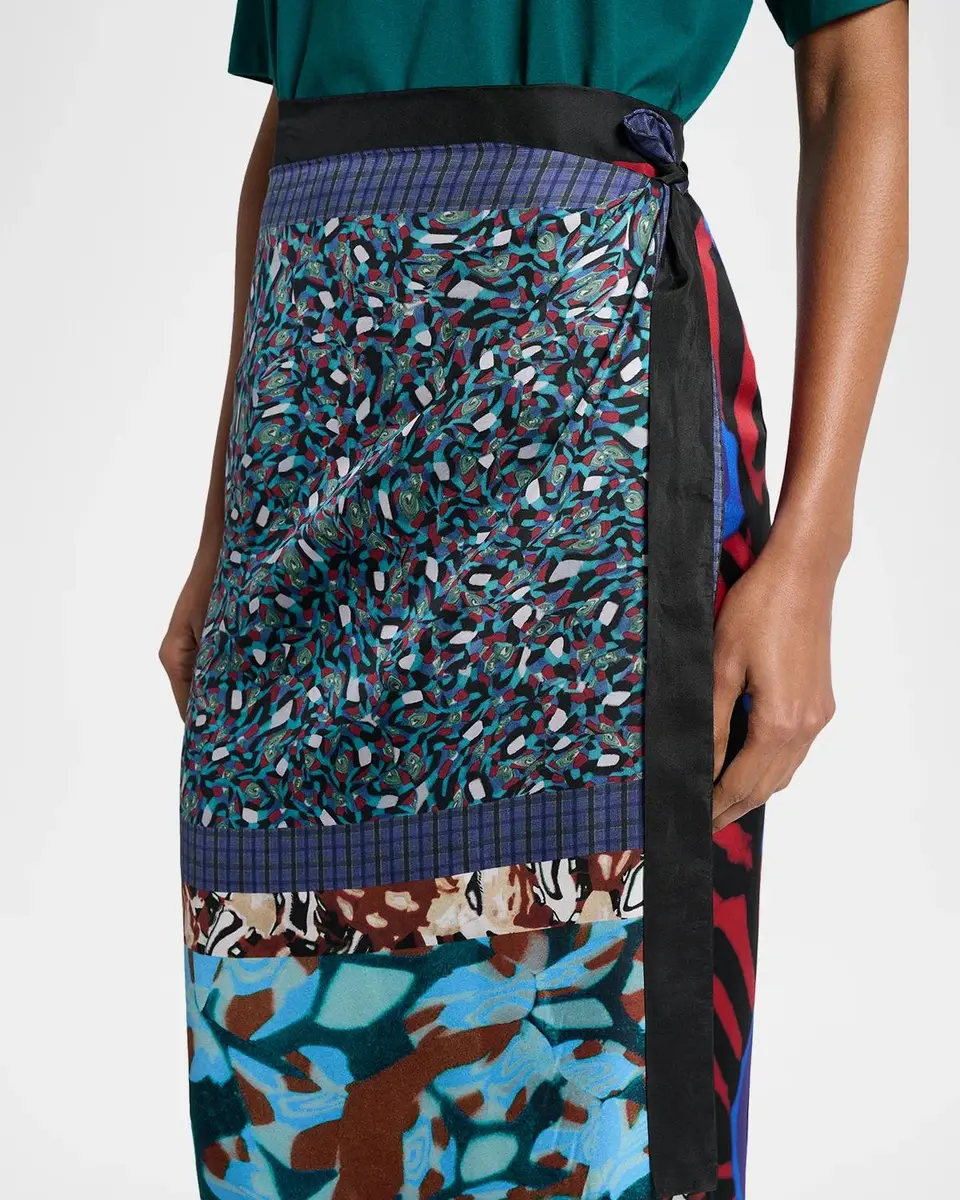 Dries Van Noten Silk Long Wrap Scarf Skirt | Thumbnail 5 Dries Van Noten Silk Long Wrap Scarf Skirt | Thumbnail 5