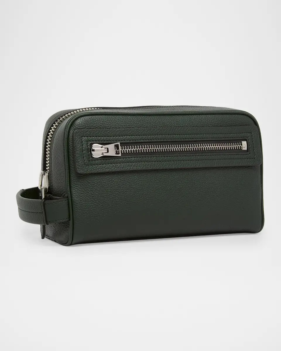 Tom Ford Men's Pebbled Leather Toiletry Bag | Thumbnail 3 Tom Ford Men's Pebbled Leather Toiletry Bag | Thumbnail 3