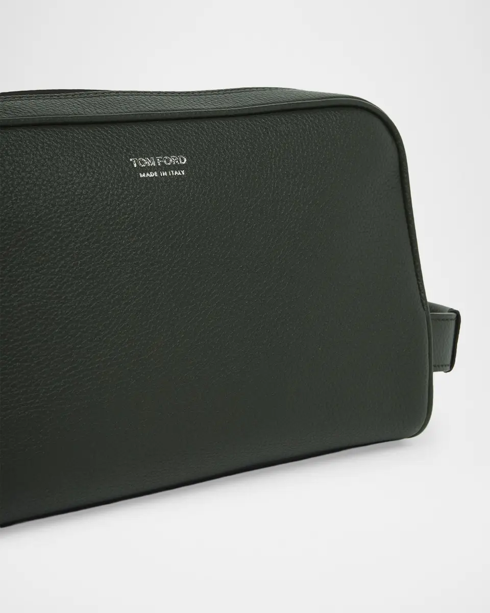 Tom Ford Men's Pebbled Leather Toiletry Bag | Thumbnail 6 Tom Ford Men's Pebbled Leather Toiletry Bag | Thumbnail 6