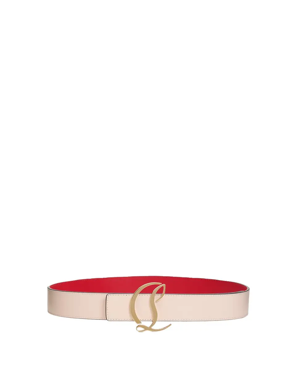 Christian Louboutin CL Logo Leather Belt | Thumbnail 3 Christian Louboutin CL Logo Leather Belt | Thumbnail 3