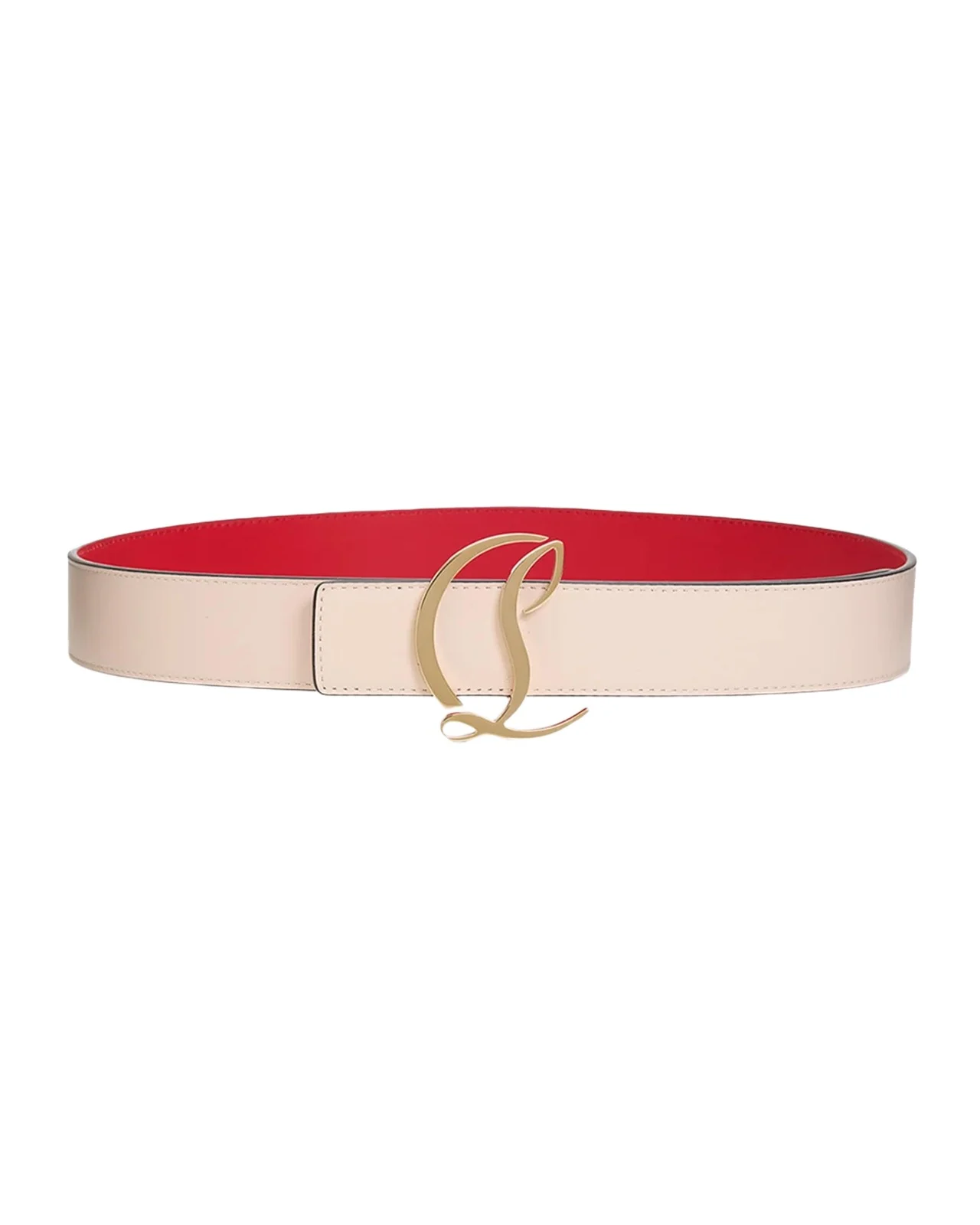 Christian Louboutin CL Logo Leather Belt
