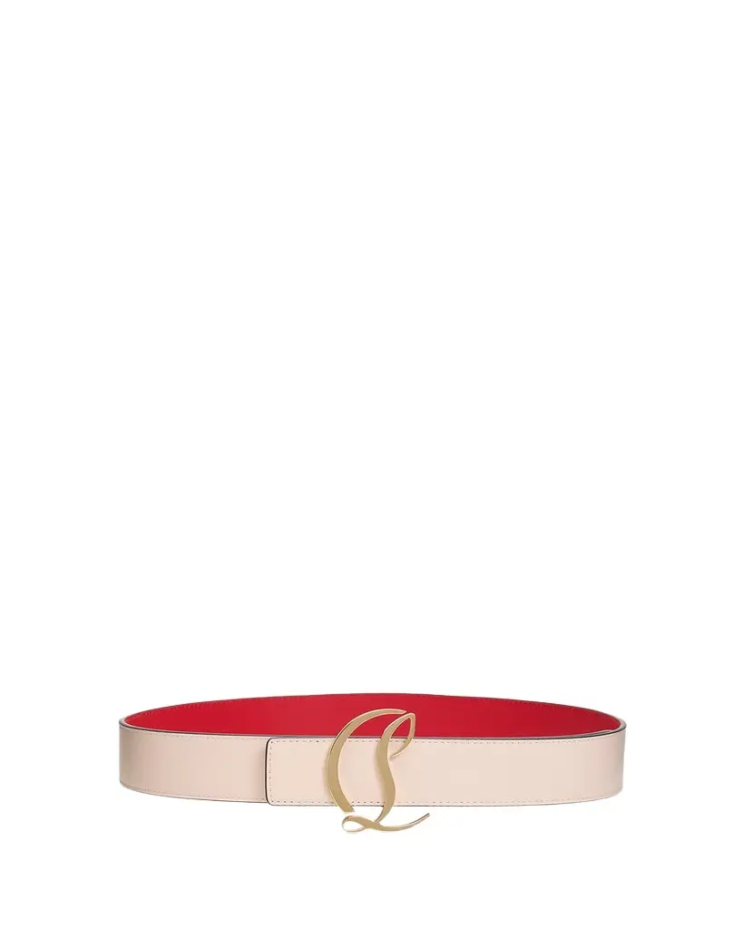 CL Logo Leather Belt