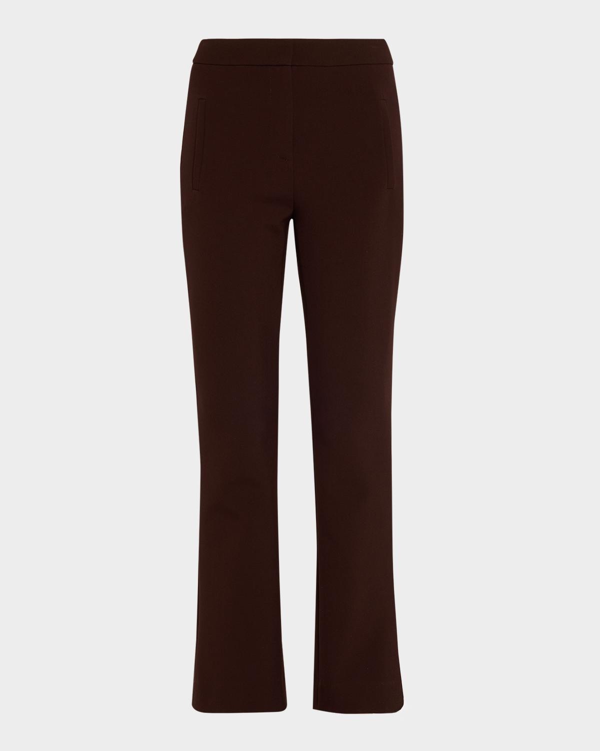 Arte Virgin Wool-Blend High-Rise Slim-Leg Pants
