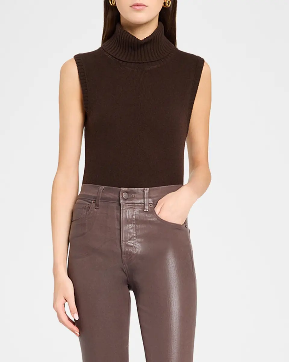 Veronica Beard Mazzy Cashmere Turtleneck Tank | Thumbnail 4 Veronica Beard Mazzy Cashmere Turtleneck Tank | Thumbnail 4