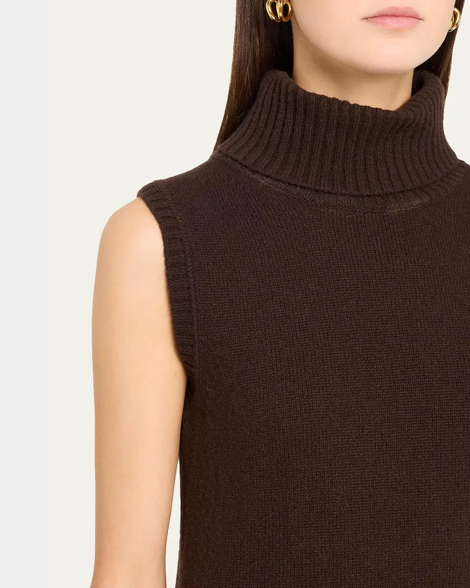Veronica Beard Mazzy Cashmere Turtleneck Tank | Thumbnail 5 Veronica Beard Mazzy Cashmere Turtleneck Tank | Thumbnail 5