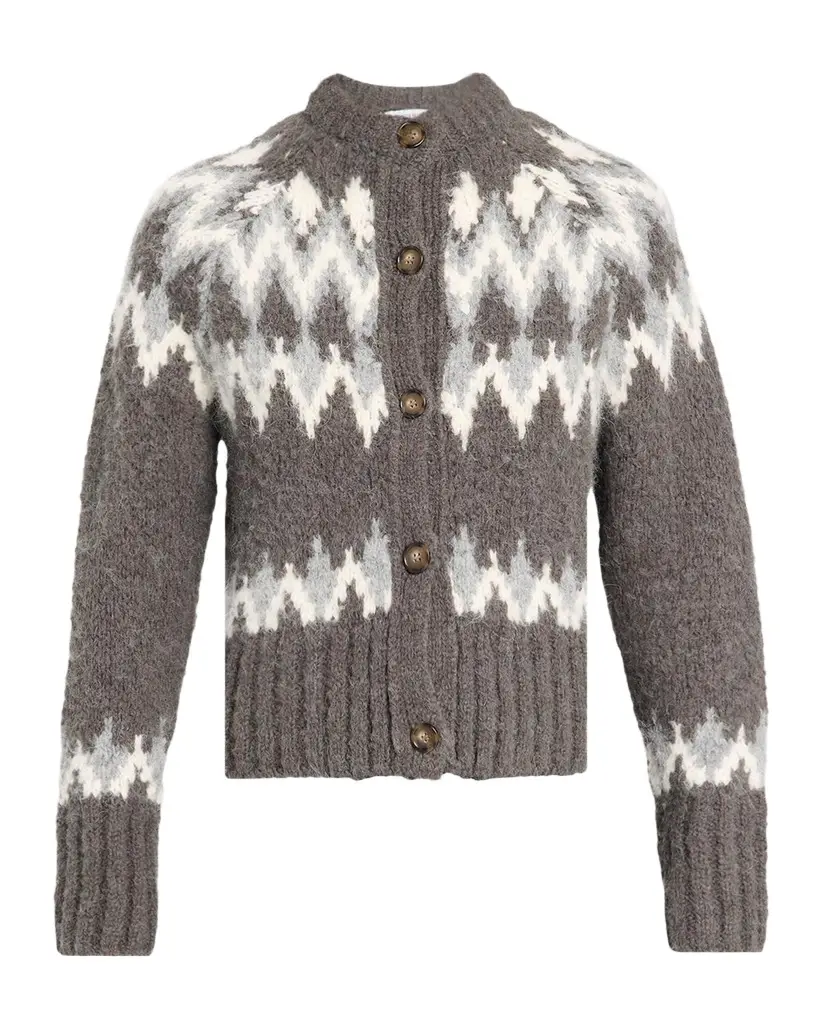 Christina Fair Isle-Inspired Cardigan Christina Fair Isle-Inspired Cardigan