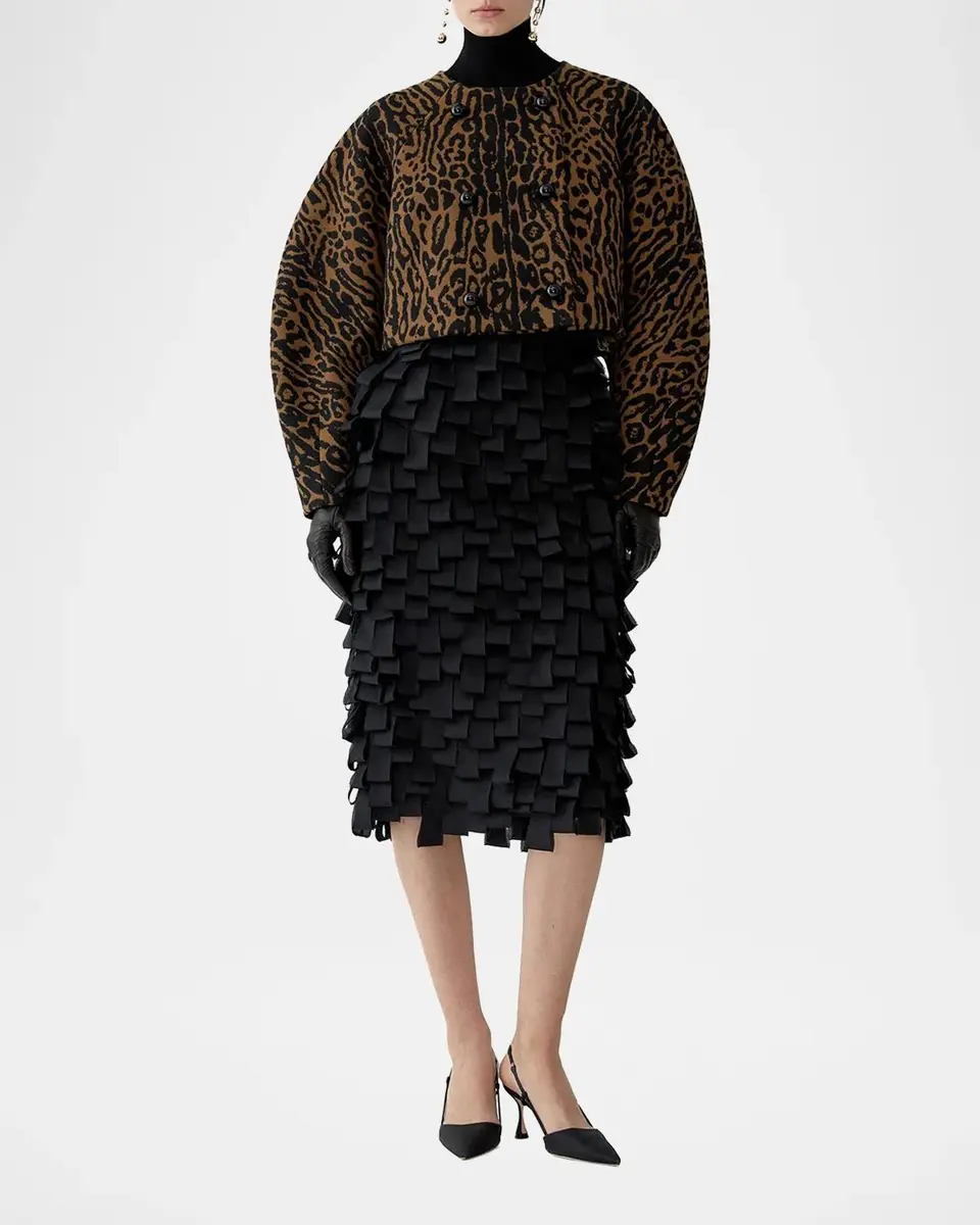 Carolina Herrera Silk Layered Pencil Skirt | Thumbnail 2 Carolina Herrera Silk Layered Pencil Skirt | Thumbnail 2