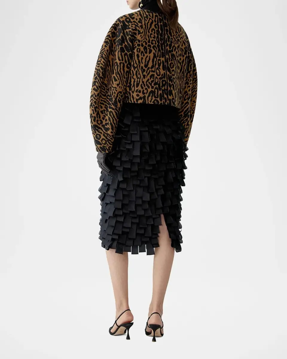 Carolina Herrera Silk Layered Pencil Skirt | Thumbnail 3 Carolina Herrera Silk Layered Pencil Skirt | Thumbnail 3