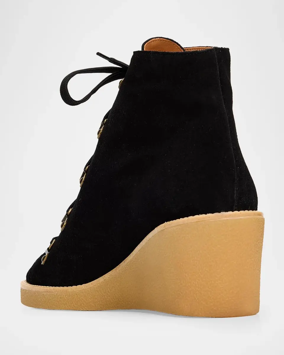 Odissì 75mm Yara Suede Lace-Up Booties | Thumbnail 2 Odissì 75mm Yara Suede Lace-Up Booties | Thumbnail 2