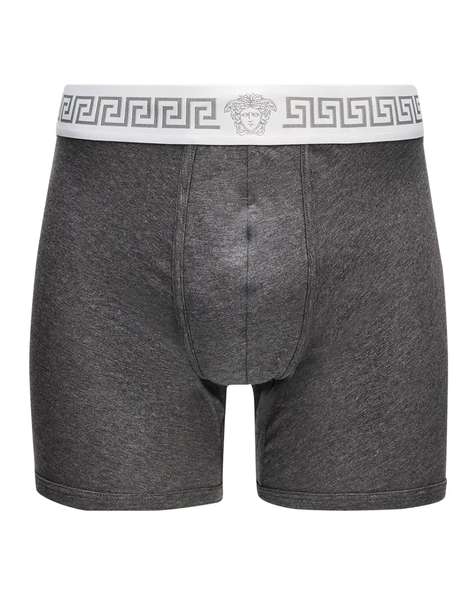 Versace Men's Medusa Head Greca Boxer Briefs | Thumbnail 2 Versace Men's Medusa Head Greca Boxer Briefs | Thumbnail 2