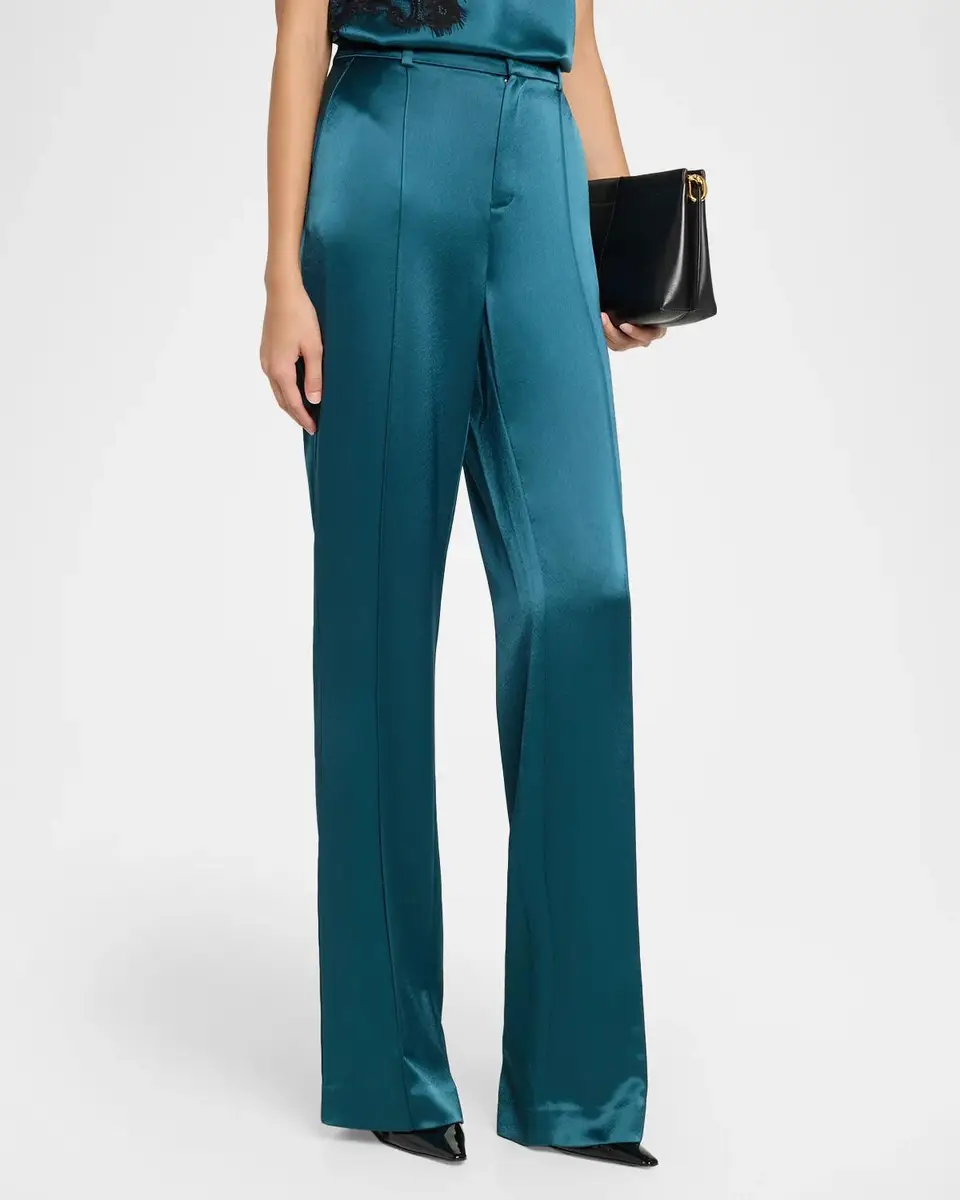 Cinq à Sept Jyn Satin Pants | Thumbnail 4 Cinq à Sept Jyn Satin Pants | Thumbnail 4