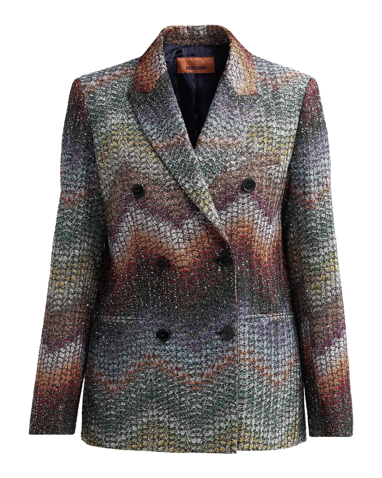 Missoni Textured Chevron Blazer