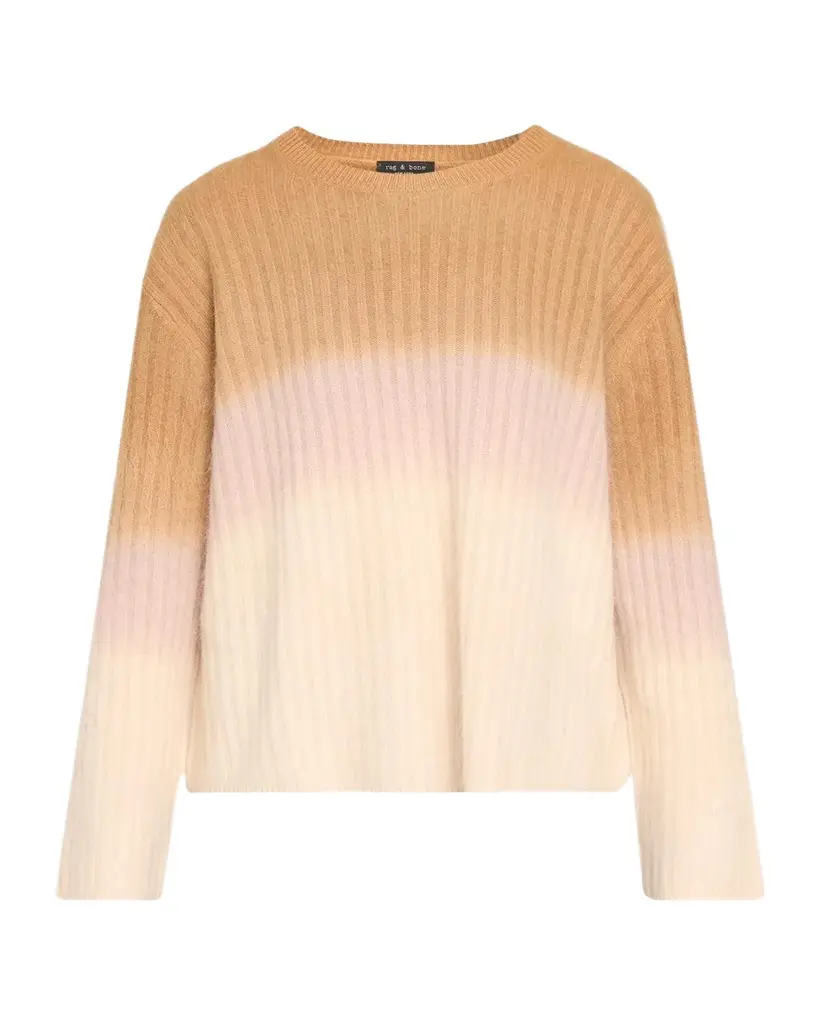 rag & bone Jane Brushed Ombre Crewneck Sweater