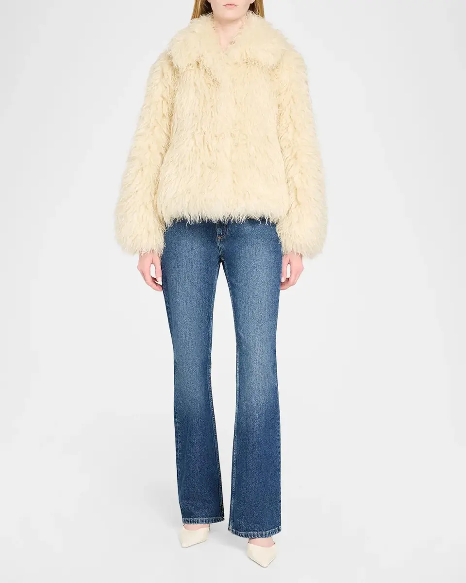 Cinq à Sept Curly Faux Fur Jacket | Thumbnail 2 Cinq à Sept Curly Faux Fur Jacket | Thumbnail 2